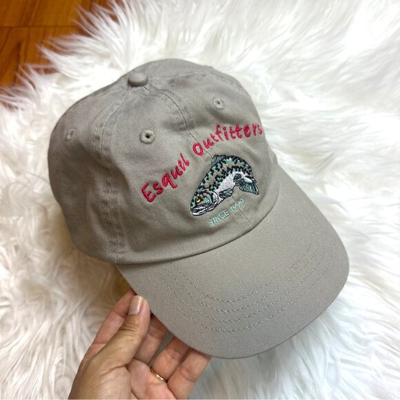 Port & Company Other - Vintage 1999 Esquel Outfitters Fish Cap Mens Dad Hat Retro Y2K Outdoors Fishing
